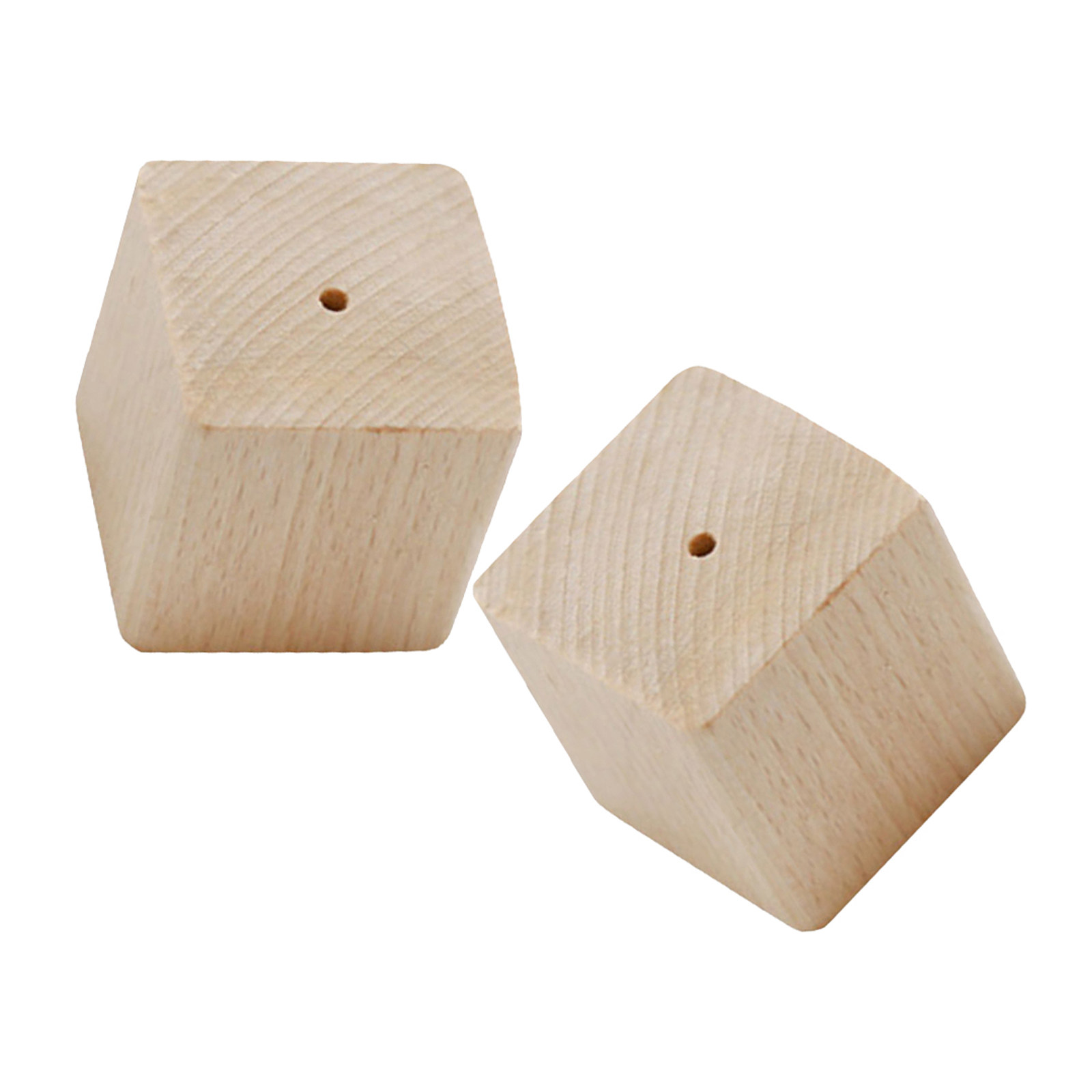 Kitchen And Baking Tools - 2Pcs Wooden Flower Nail Stand Stable