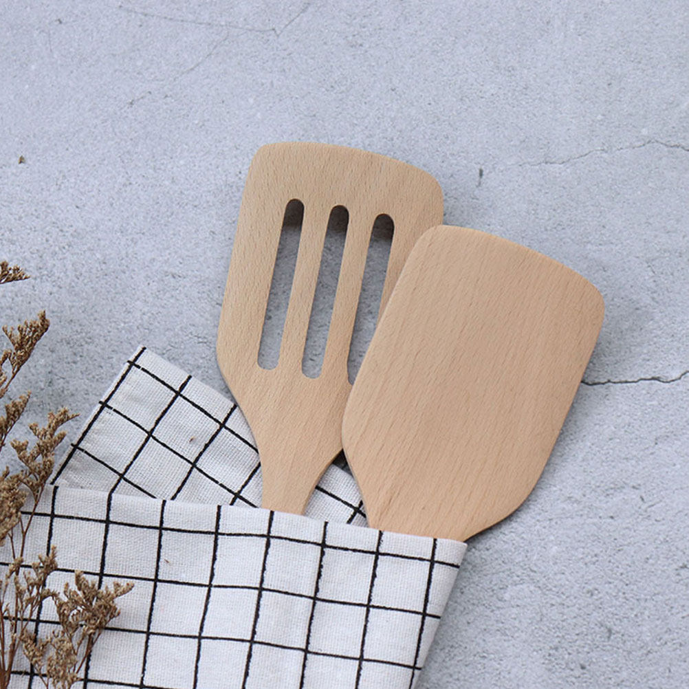 Kitchen Baking Set - 2Pcs Premium Wooden Baking Shovel Set