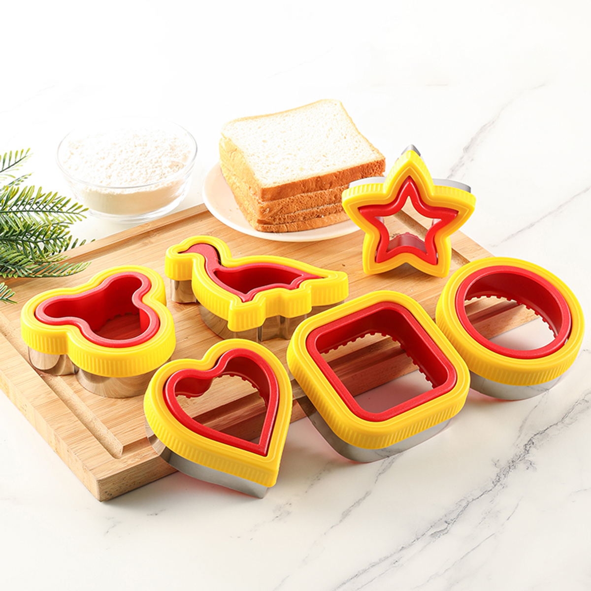 Kitchen Baking Set - Sandwich cutting and sealing machines, biscuit