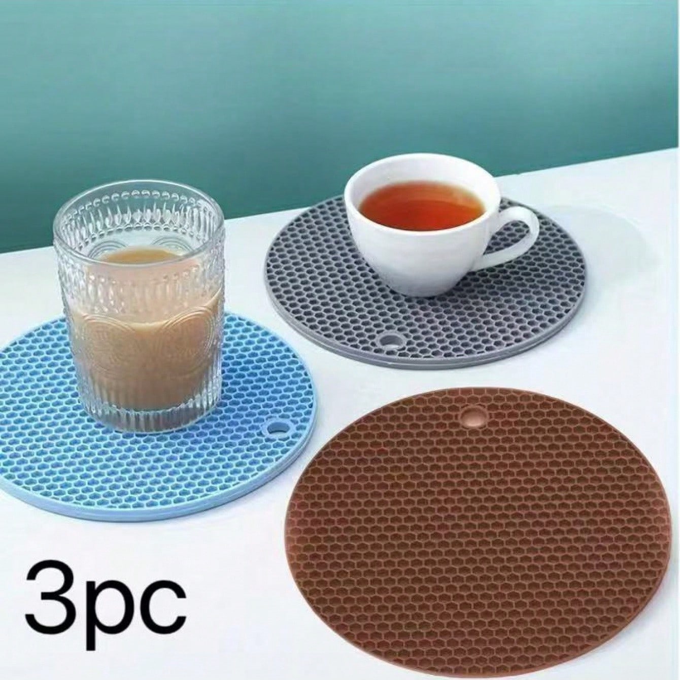 From The Kitchen Of Baking Pan - 1/2/3 heat mat set, heat-resistant tripod
