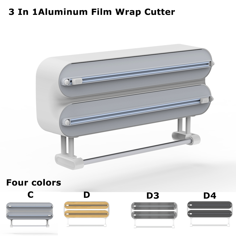 Kitchen Baking Paper Holder - 3 In 1/only 1 functional Aluminum