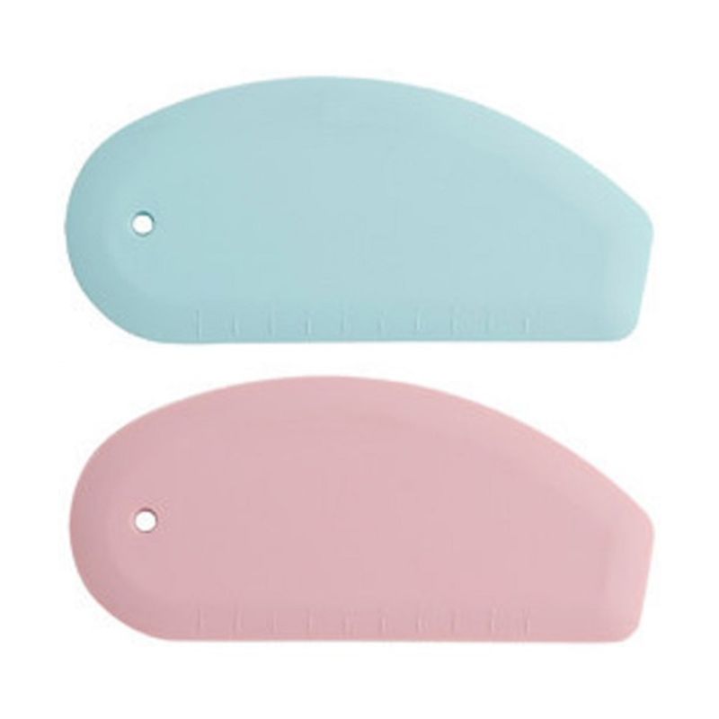 Bench Scraper Dough - YLS-Silicone Bowl Scraper Flexible Curved Edge