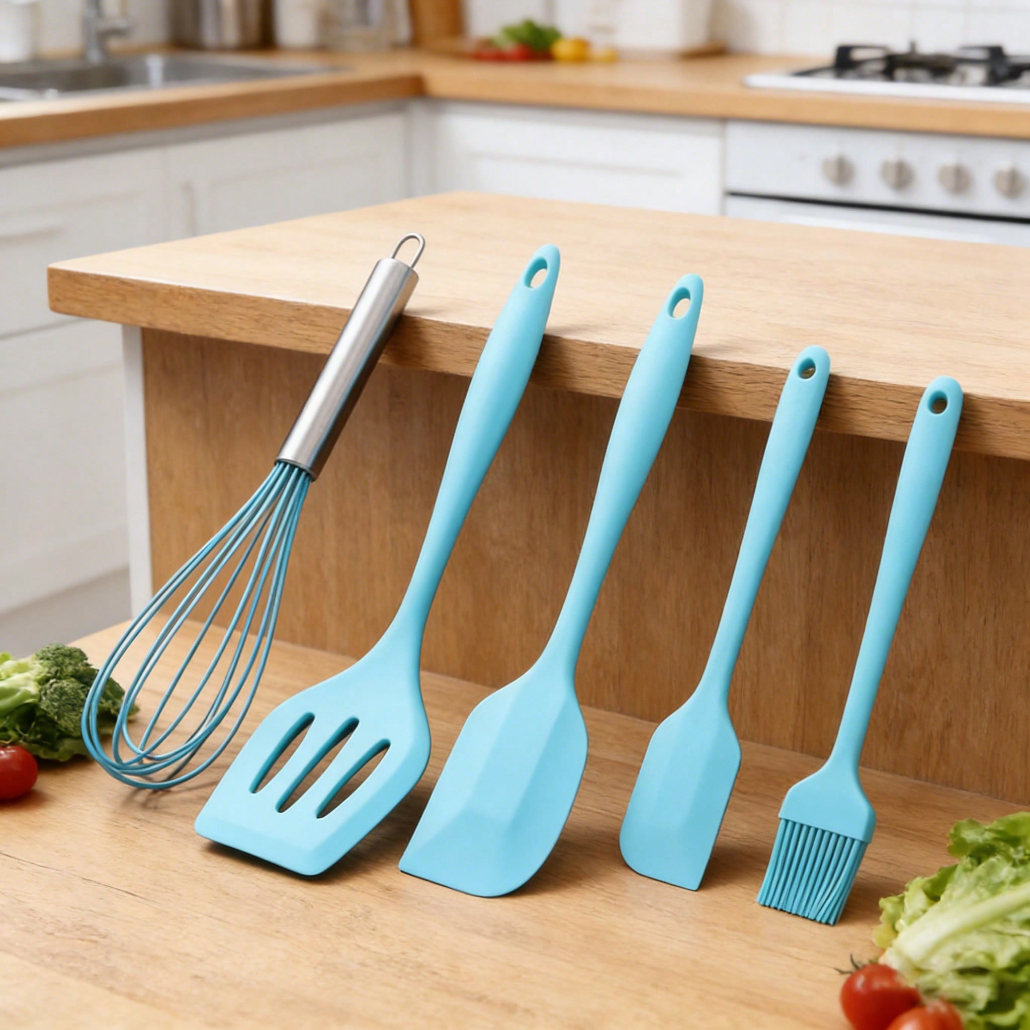 Kitchen Baking Set - Silicone Cooking Utensils Set, 5 Pcs