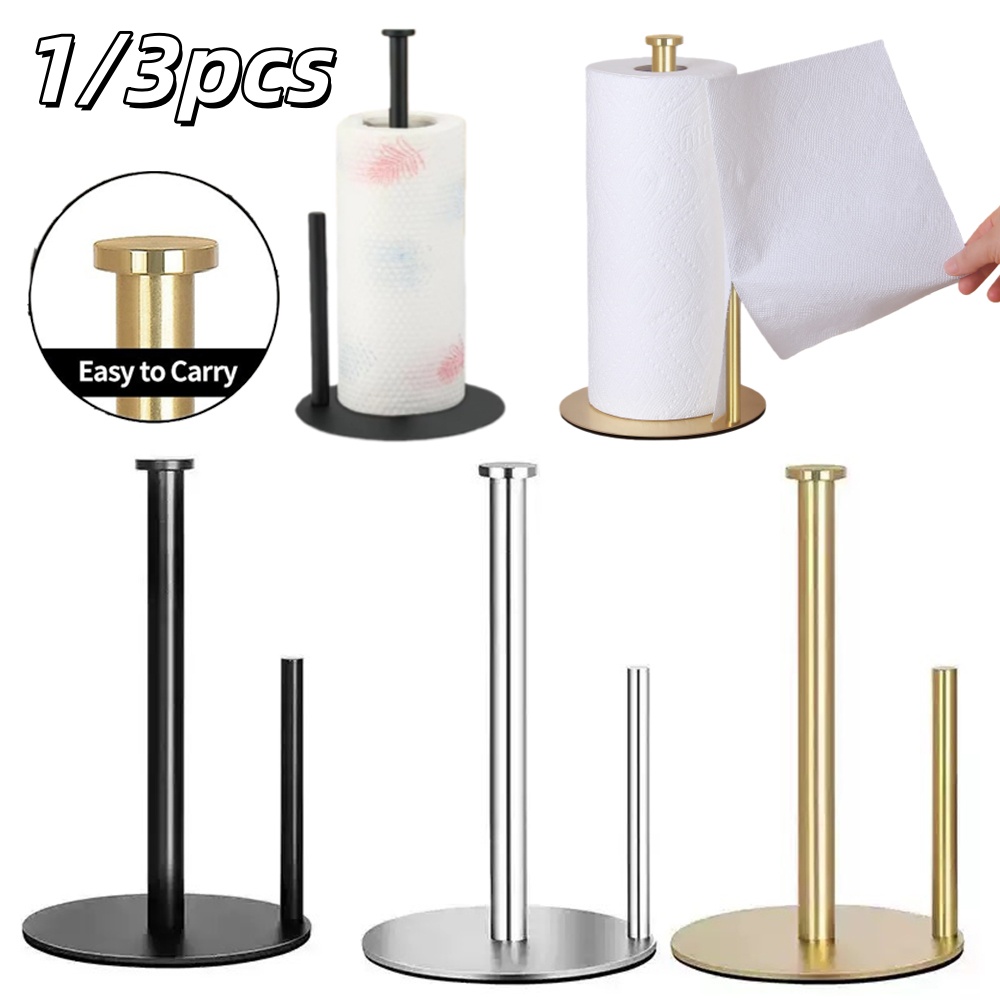 Kitchen Baking Paper Holder - 1/3pcs Stainless Steel Kitchen Paper Towel