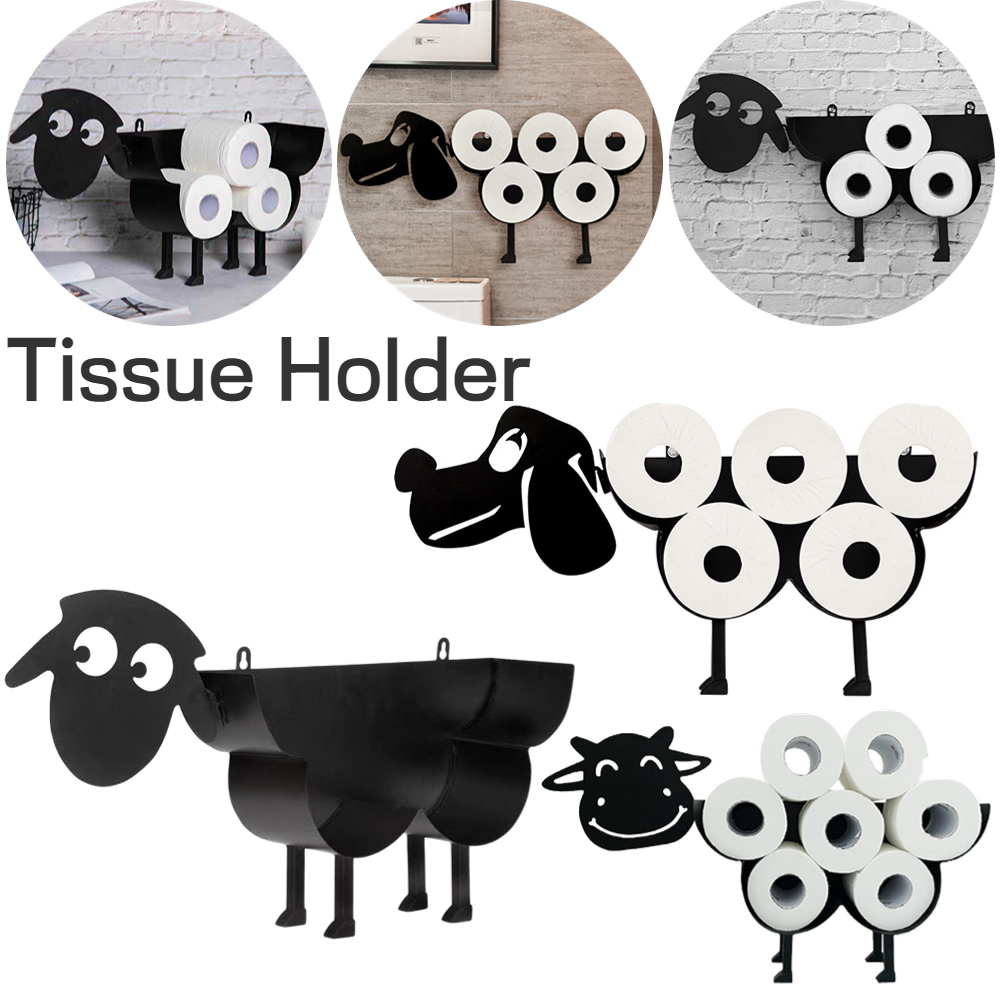 Kitchen Baking Paper Holder - Metal Sheep Toilet Paper Roll Holder