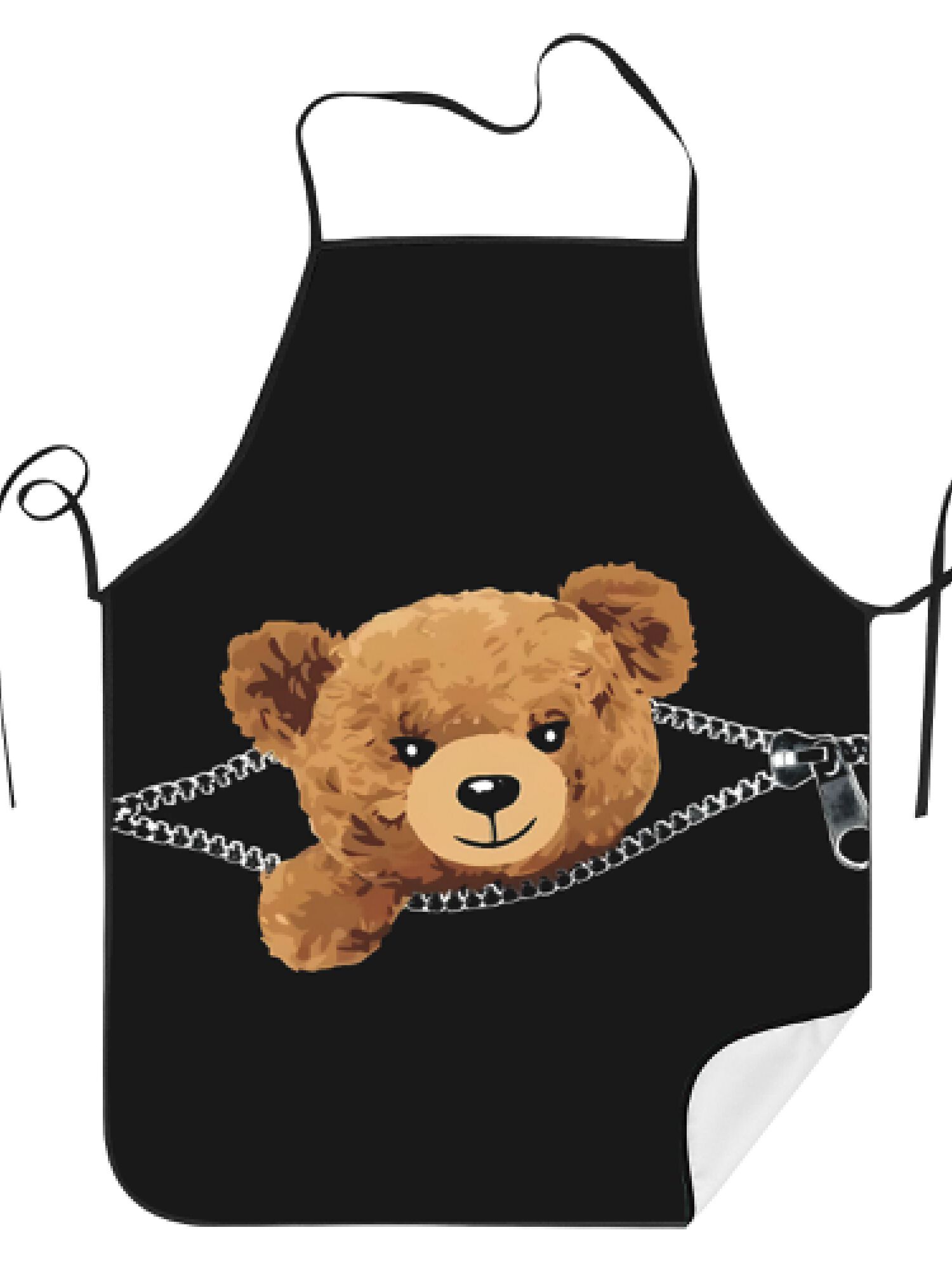 1pc Zipper Bear Apron Cute Ted – Kitchen Baking Background Bewertung und Preis