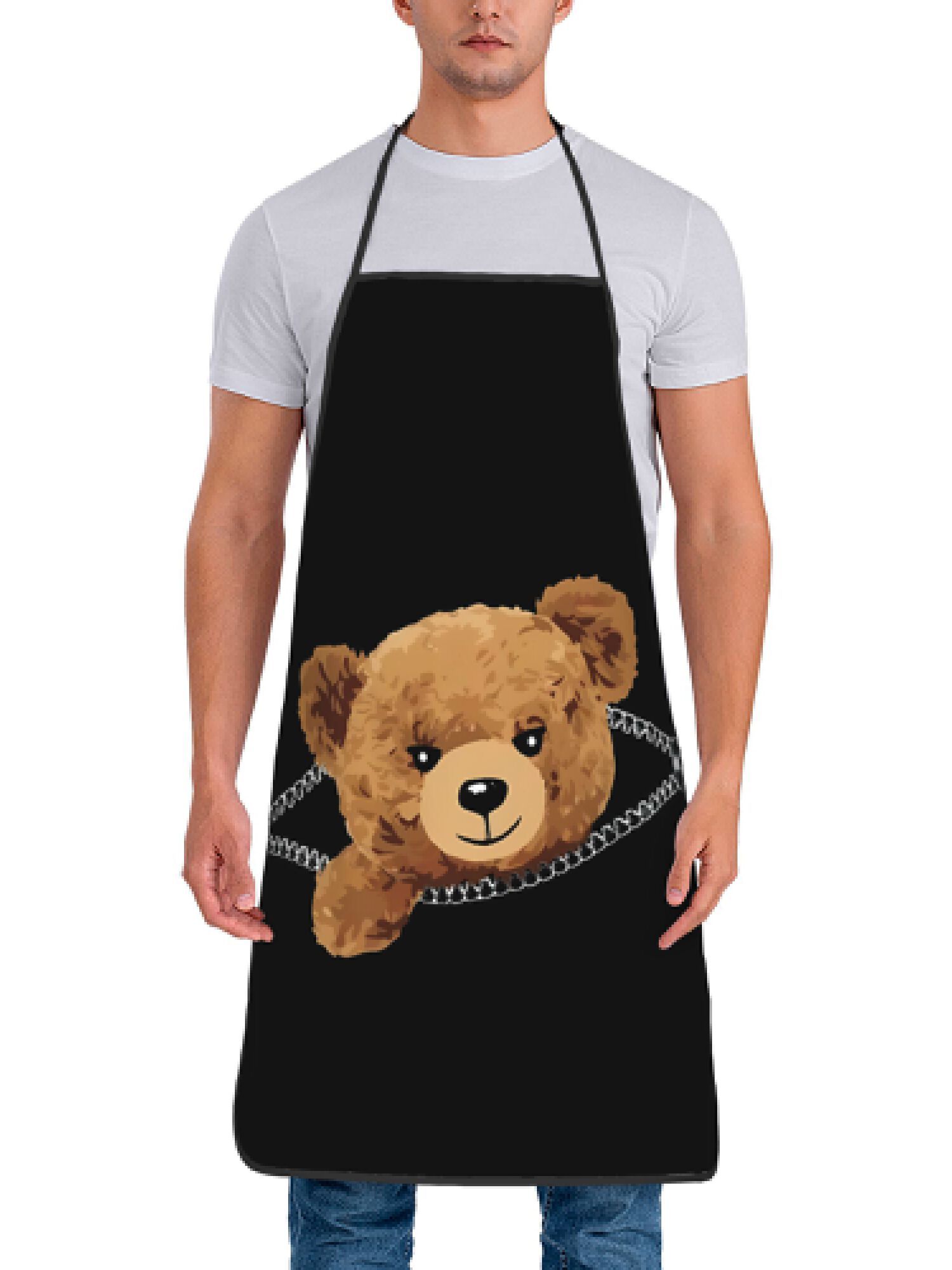1pc Zipper Bear Apron Cute Ted – Kitchen Baking Background Bewertung und Preis