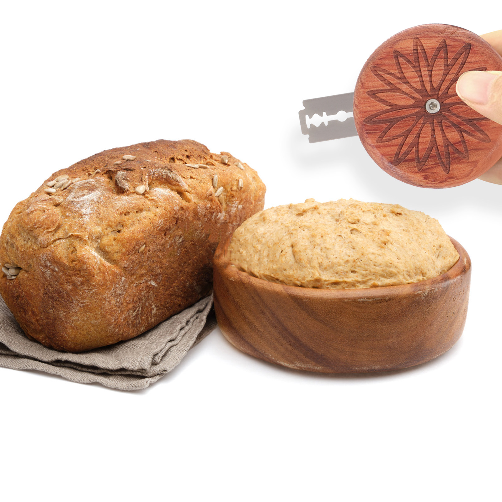 1 set 1 Set Of Wooden Bread Sc – Kitchen Baking Set Bewertung und Preis