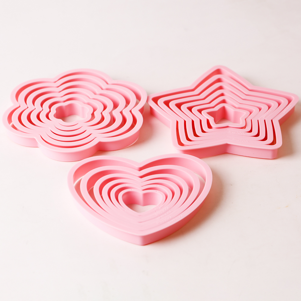 1set/3sets Pink Heart Star Flo – Kitchen Baking Set Bewertung und Preis