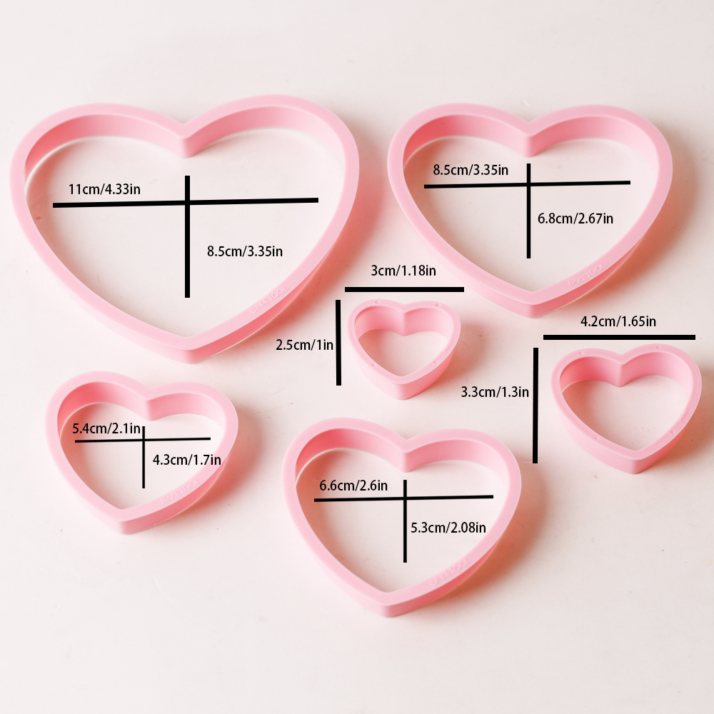1set/3sets Pink Heart Star Flo – Kitchen Baking Set Bewertung und Preis