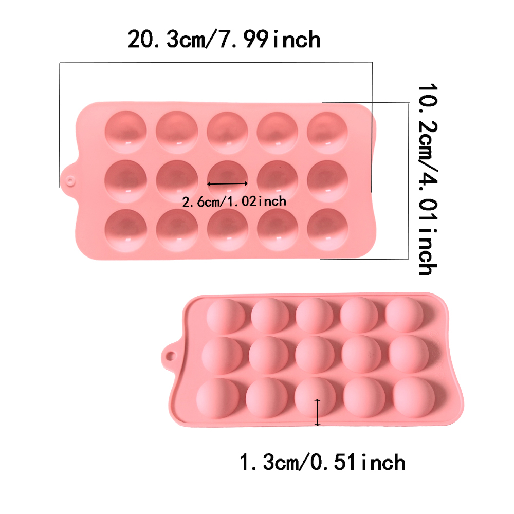 15 cavity semi-circular chocol – Kitchen And Baking Tools Bewertung und Preis