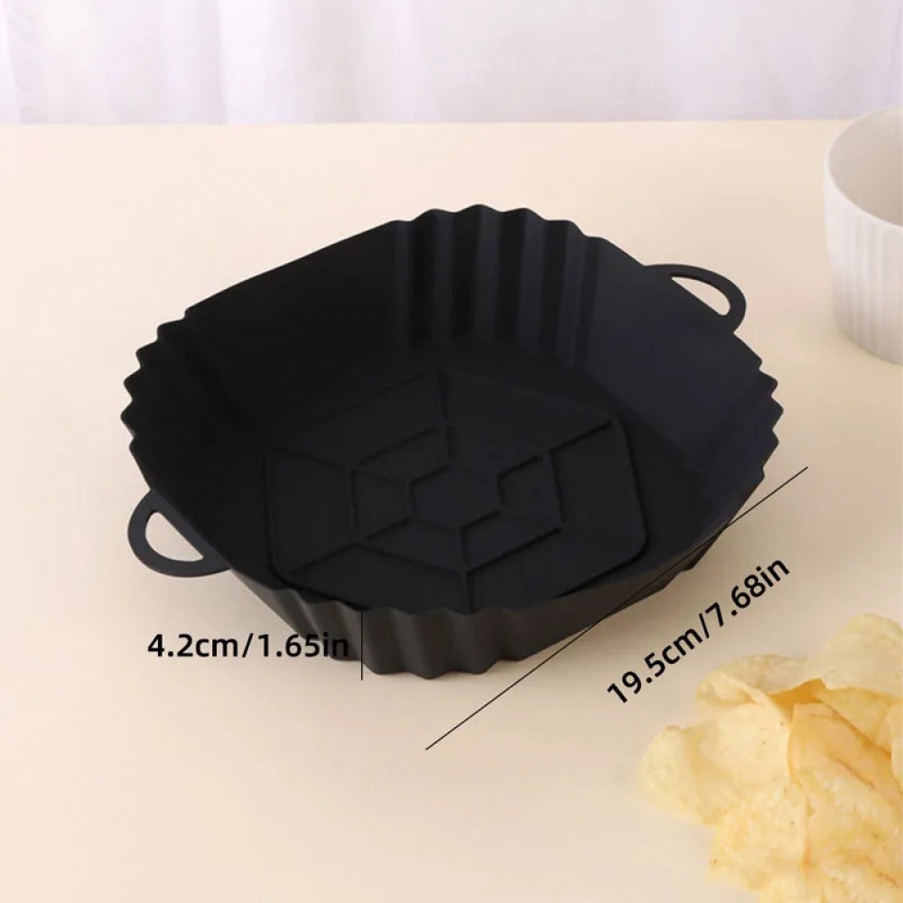 1Pc Silicone Air Fryer Pot Tra – Kitchen Baking Pan Bewertung und Preis