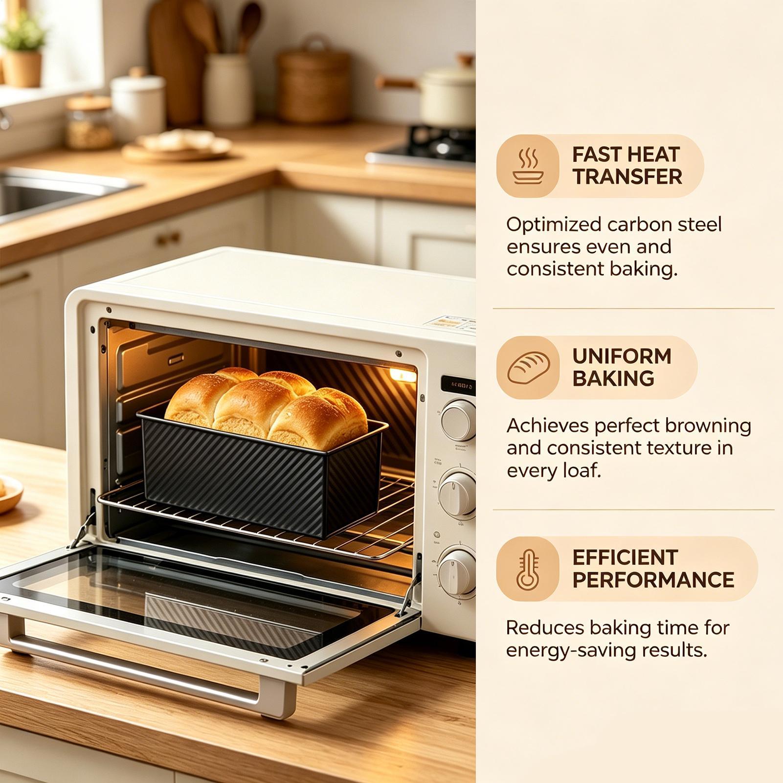 Bread Baking Pan Corrugated Ca – Kitchen Baking Pan Bewertung und Preis