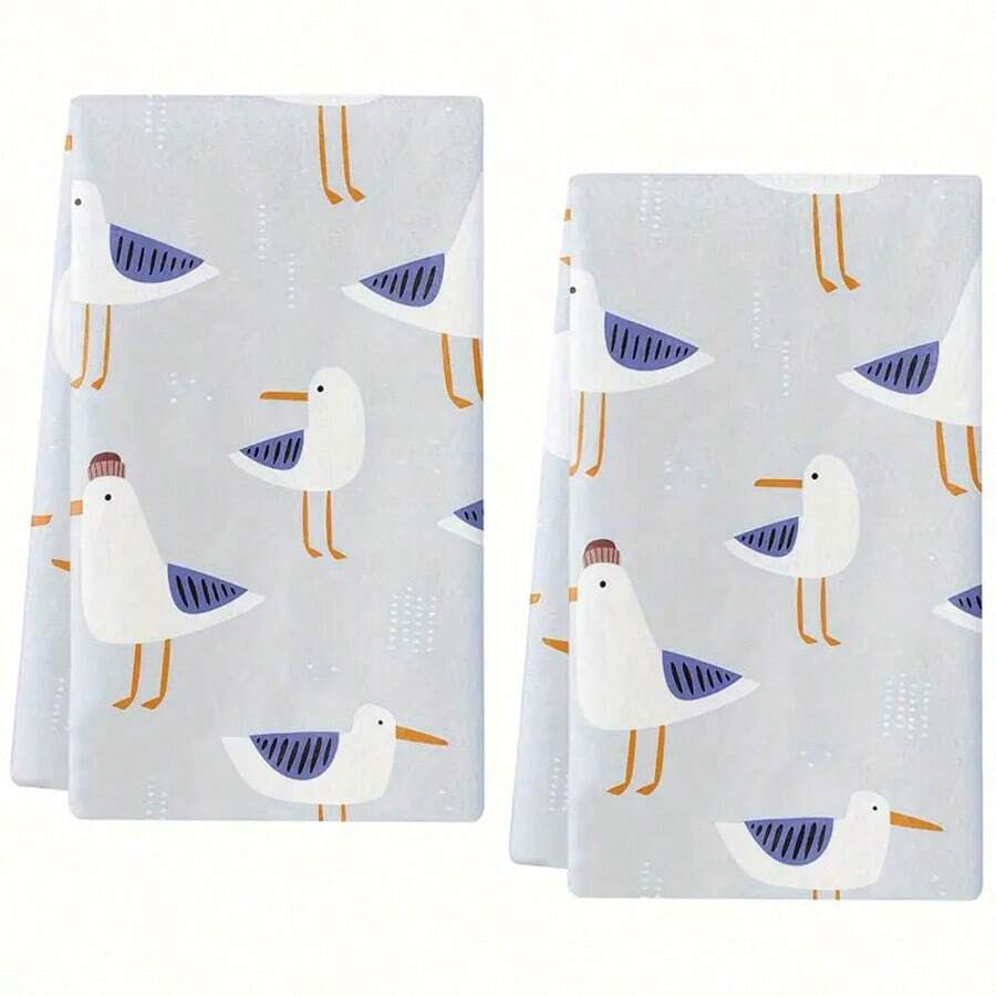 2pcs Set Seagull Printed Kitch – Kitchen Baking Set Bewertung und Preis
