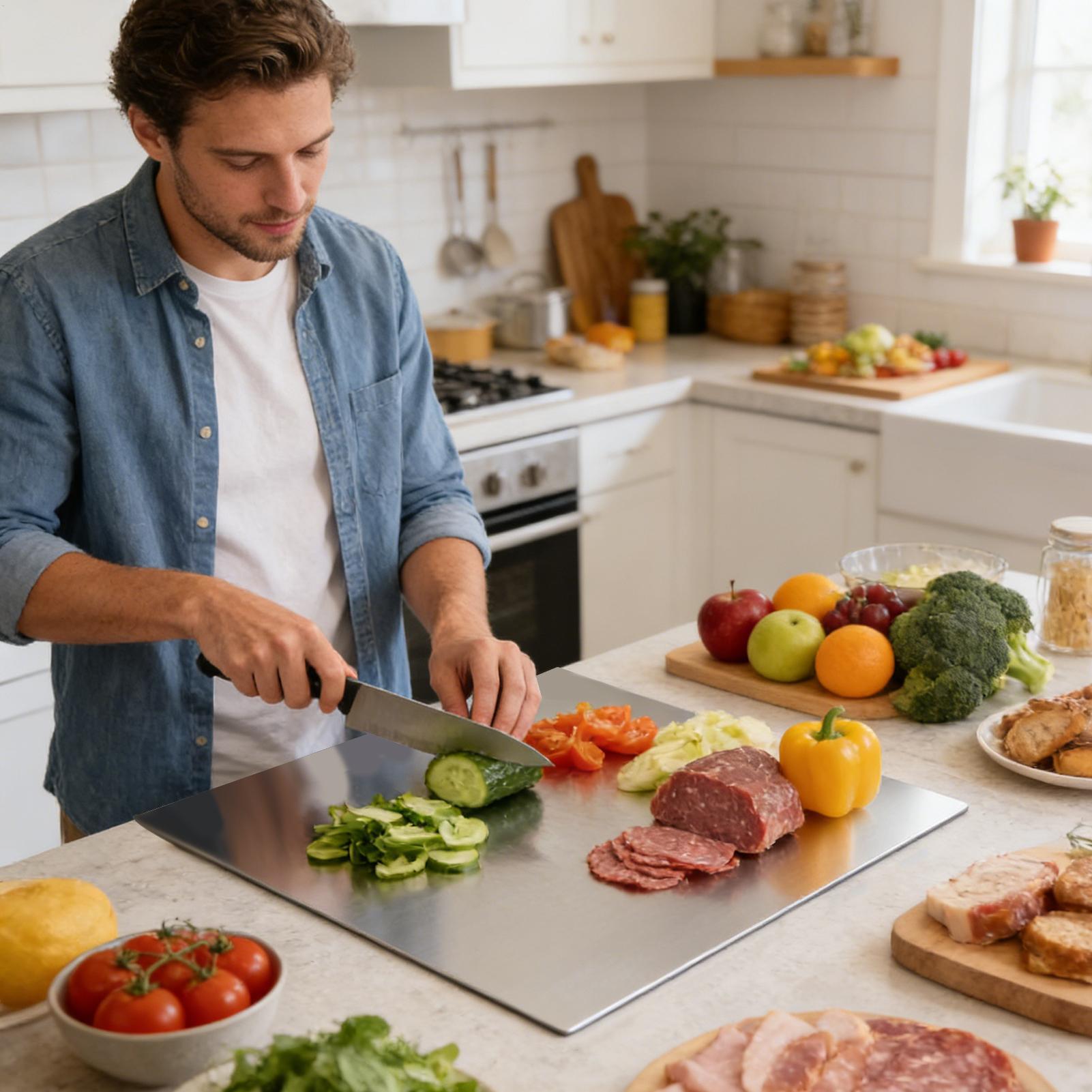 Stainless Steel Cutting Board  – Kitchen And Baking Tools Bewertung und Preis