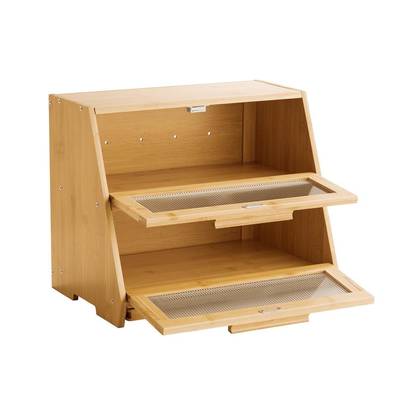 Double Layer Bread Box for Kit – Kitchen Baking Counter Bewertung und Preis