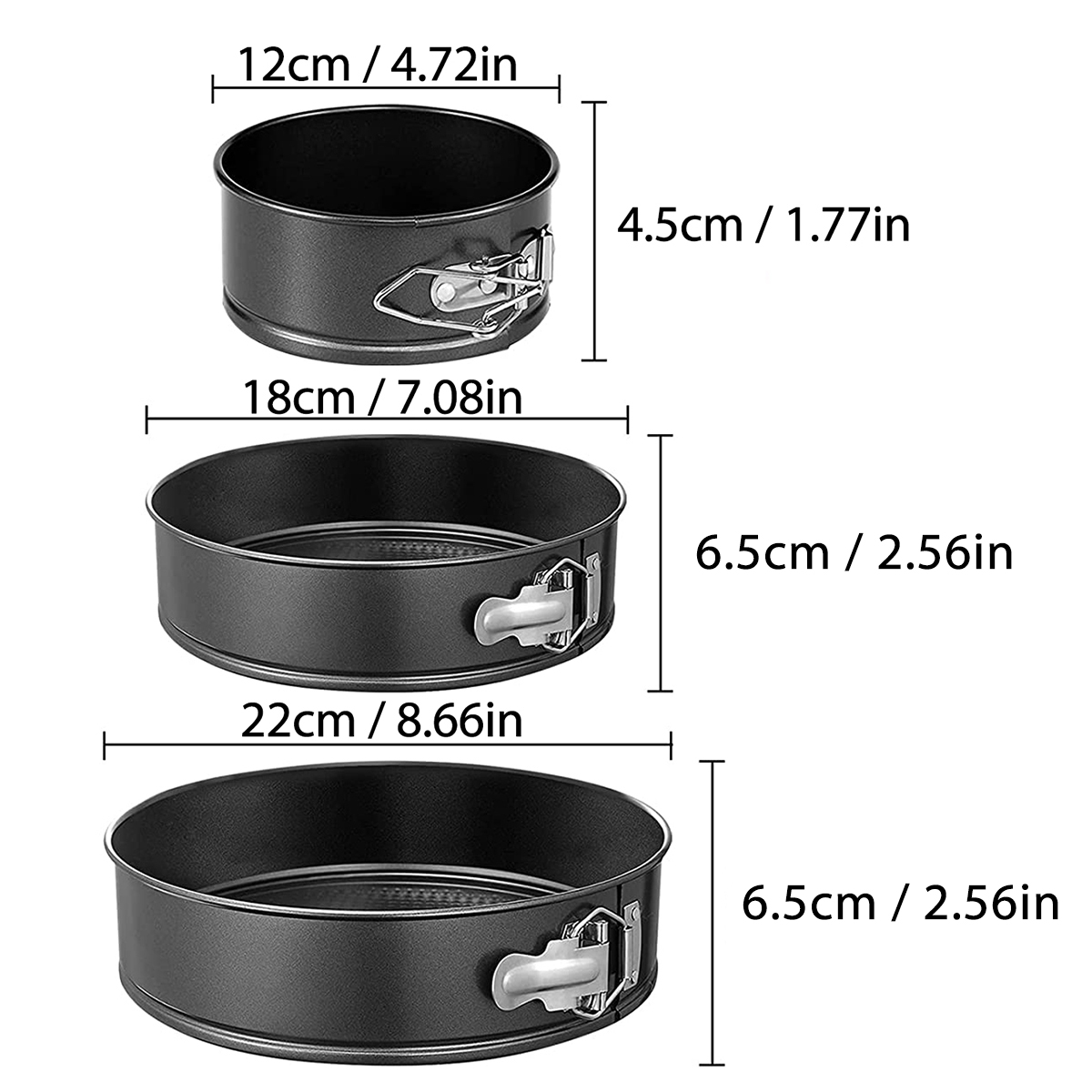 1PC, 3PCS Cake Pan Set, Round  – Kitchen Baking Pan Bewertung und Preis