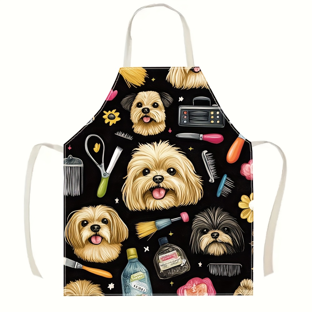 1pc Funny Dog Groomer Apron wi – Kitchen Baking Background Bewertung und Preis