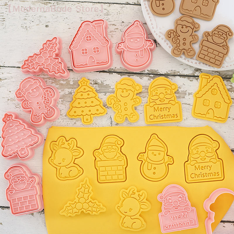 【M】3D Christmas Cookie Cutter  – Kitchen Baking Set Bewertung und Preis