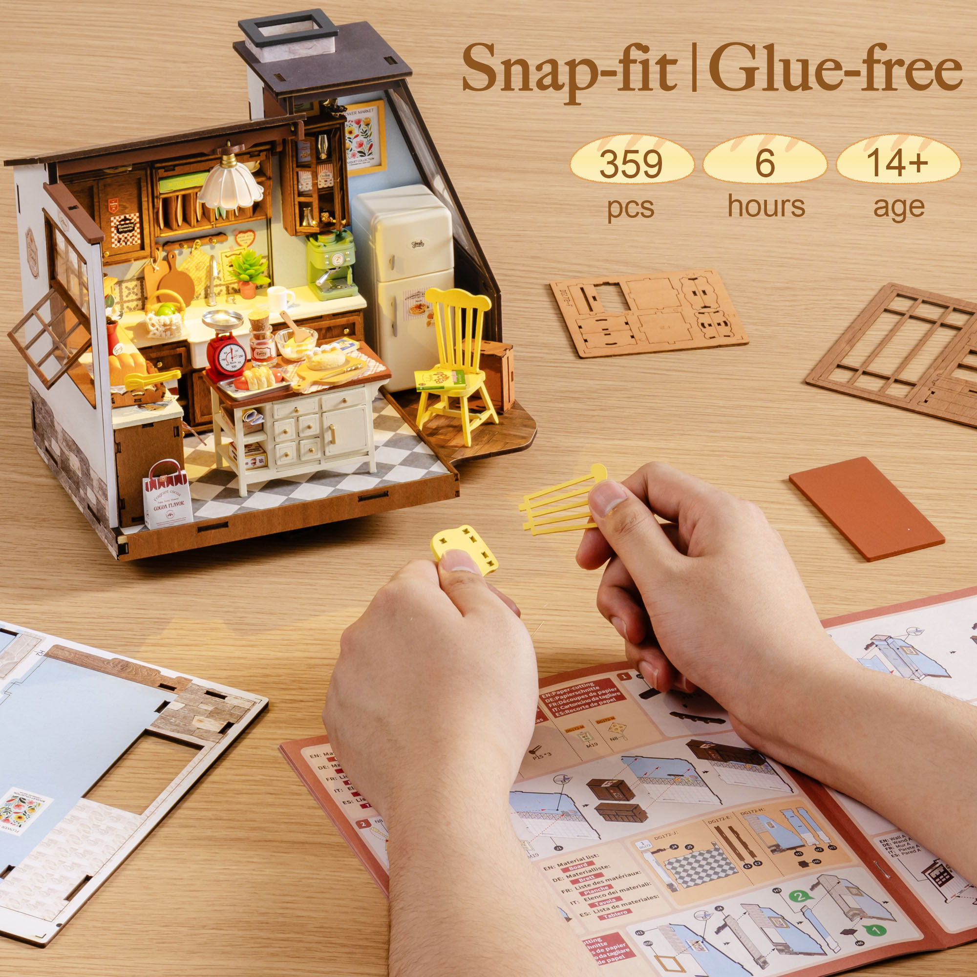 Rolife DIY Miniature House Kit – Homely Baking Kitchen Rolife Bewertung und Preis