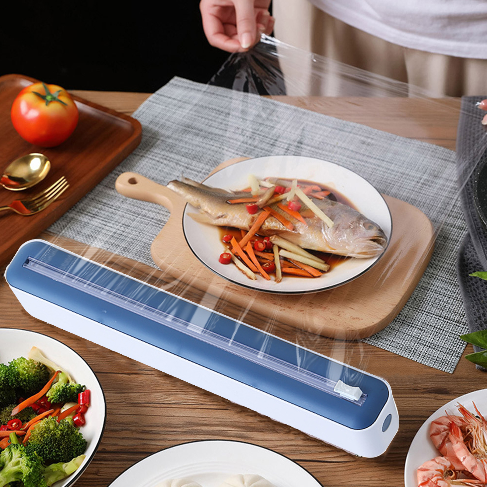 Plastic Wrap Dispenser with Sl – Kitchen Baking Paper Holder Bewertung und Preis