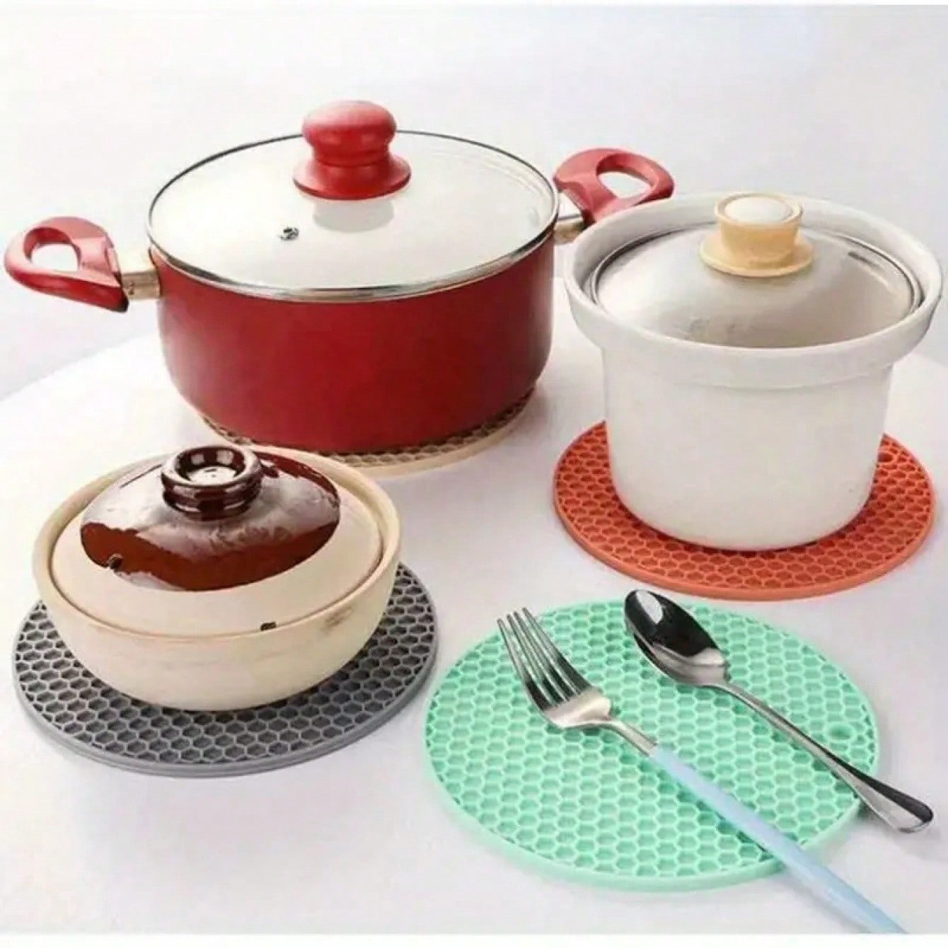 1/2/3 heat mat set, heat-resis – From The Kitchen Of Baking Pan Bewertung und Preis