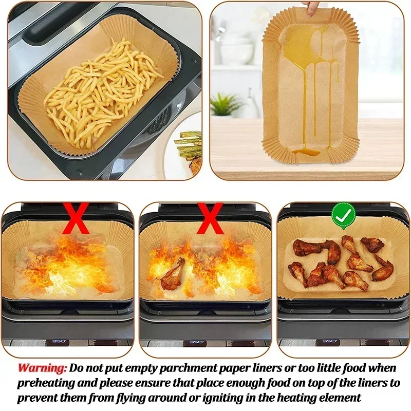 Disposable Air Fryer Paper Non – Kitchen Baking Store Bewertung und Preis