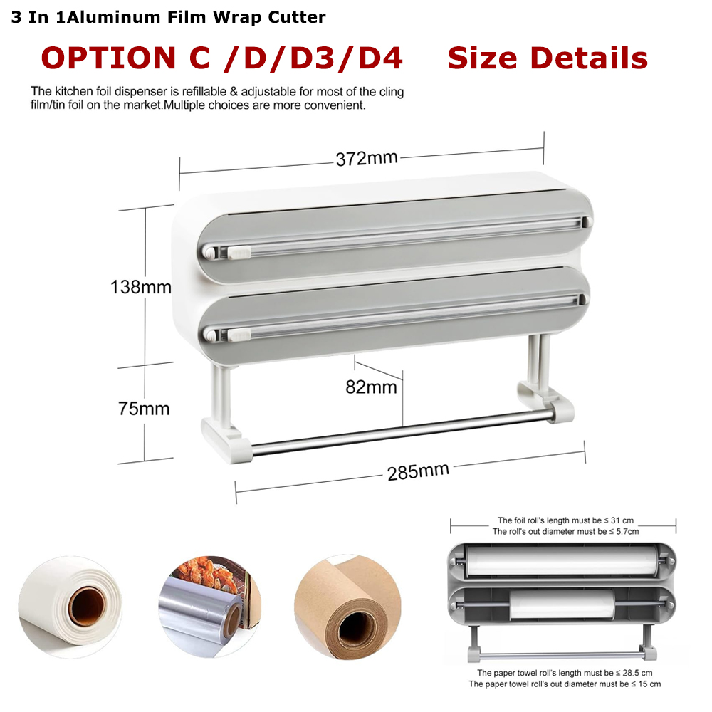 3 In 1/only 1 functional Alumi – Kitchen Baking Paper Holder Bewertung und Preis