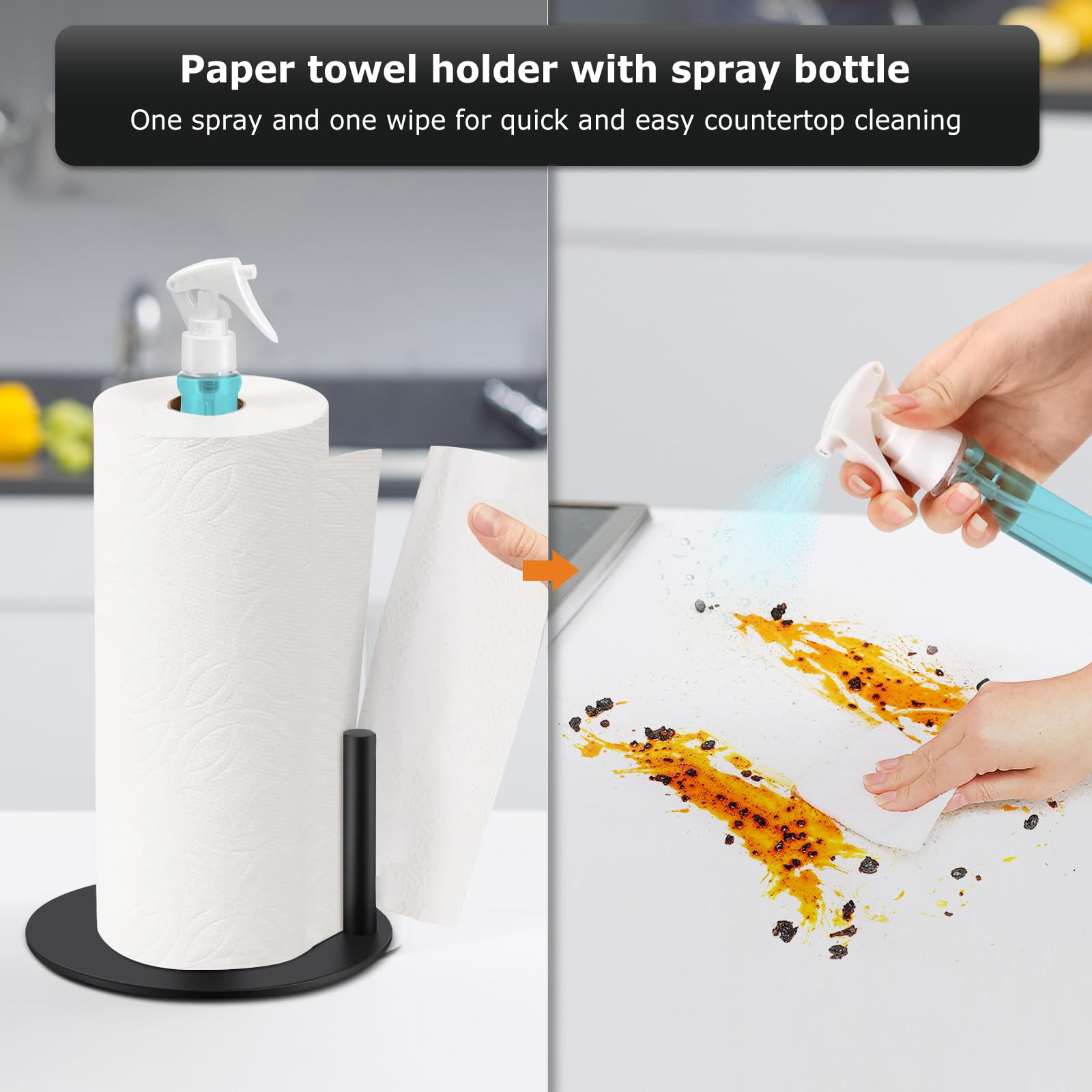 Paper Towel Holder with Spray  – Kitchen Baking Paper Holder Bewertung und Preis