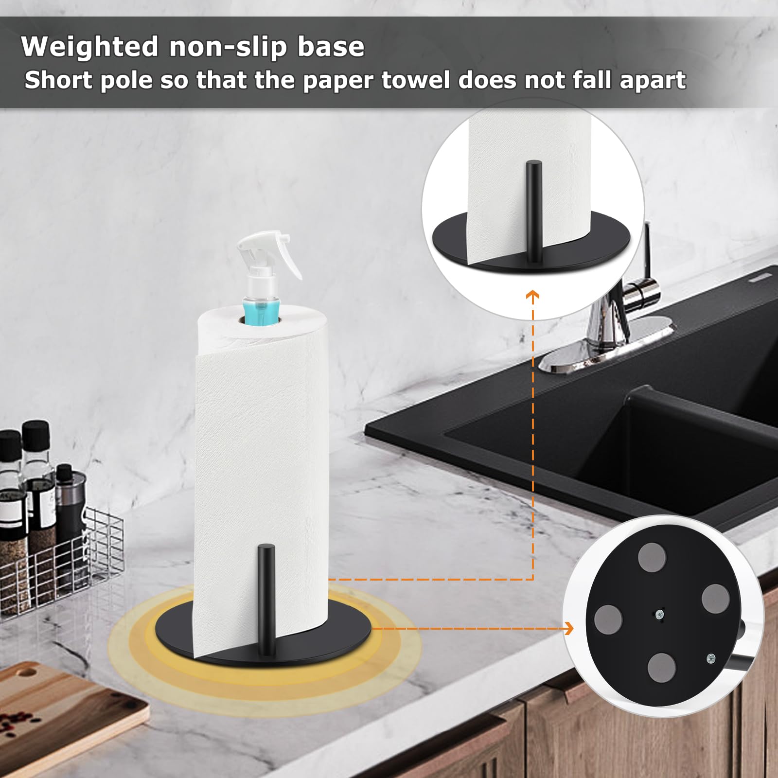 Paper Towel Holder with Spray  – Kitchen Baking Paper Holder Bewertung und Preis