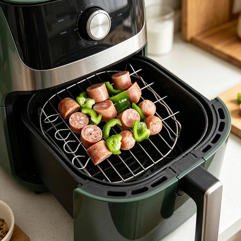 Air Fryer Square Grill Stainle – Kitchen Baking Store Bewertung und Preis