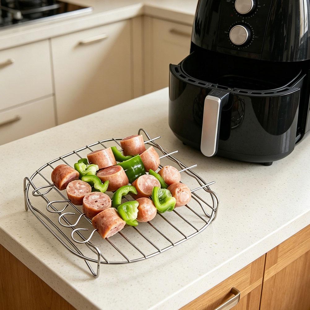Air Fryer Square Grill Stainle – Kitchen Baking Store Bewertung und Preis