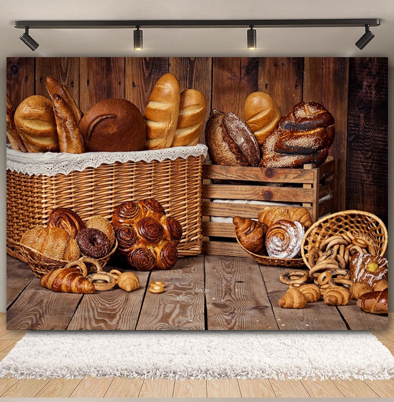 Cooking Bread Backdrop for Pho – Kitchen Baking Background Bewertung und Preis