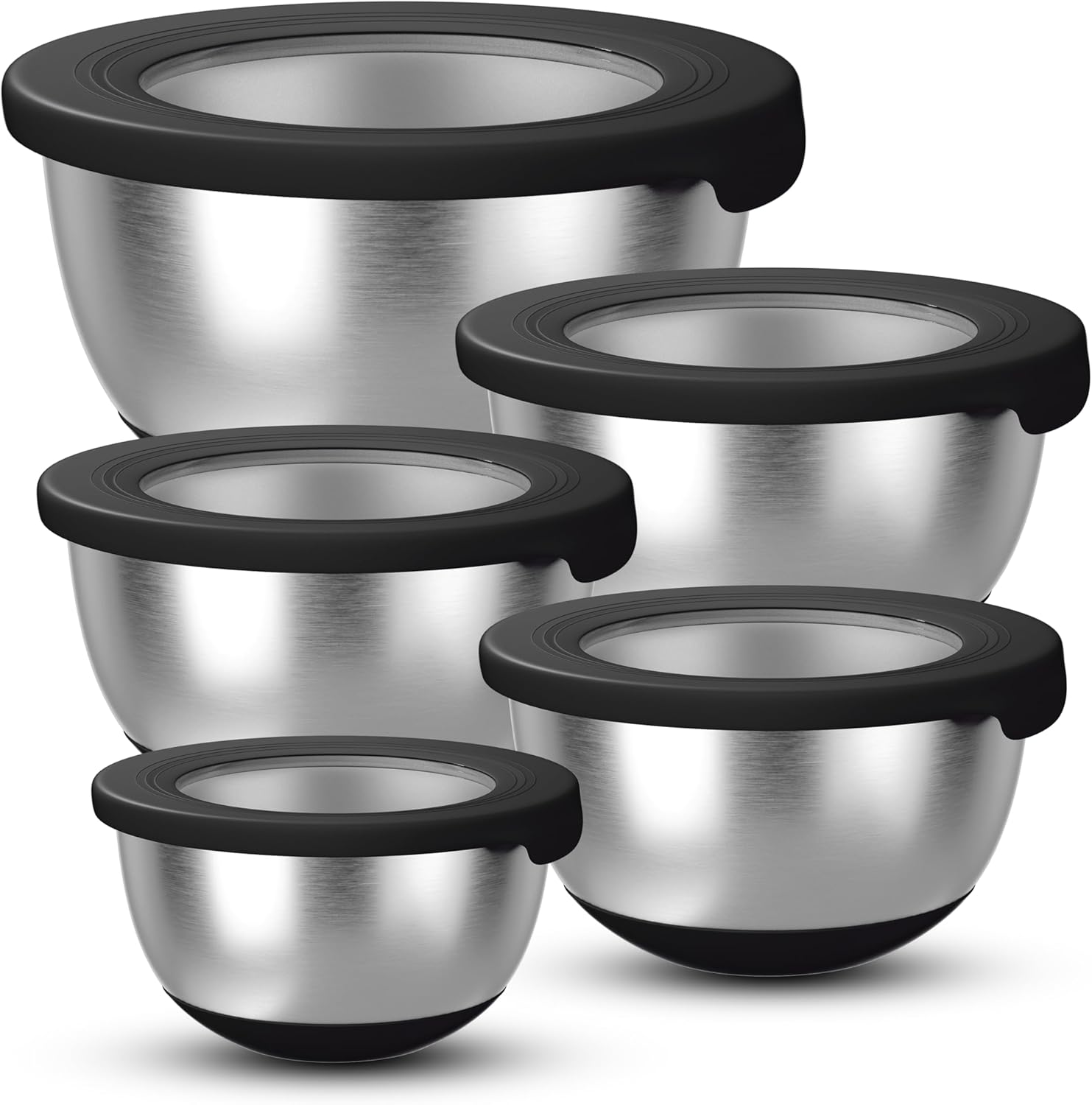 Stainless Steel Mixing Bowls w – Kitchen Baking Set Bewertung und Preis