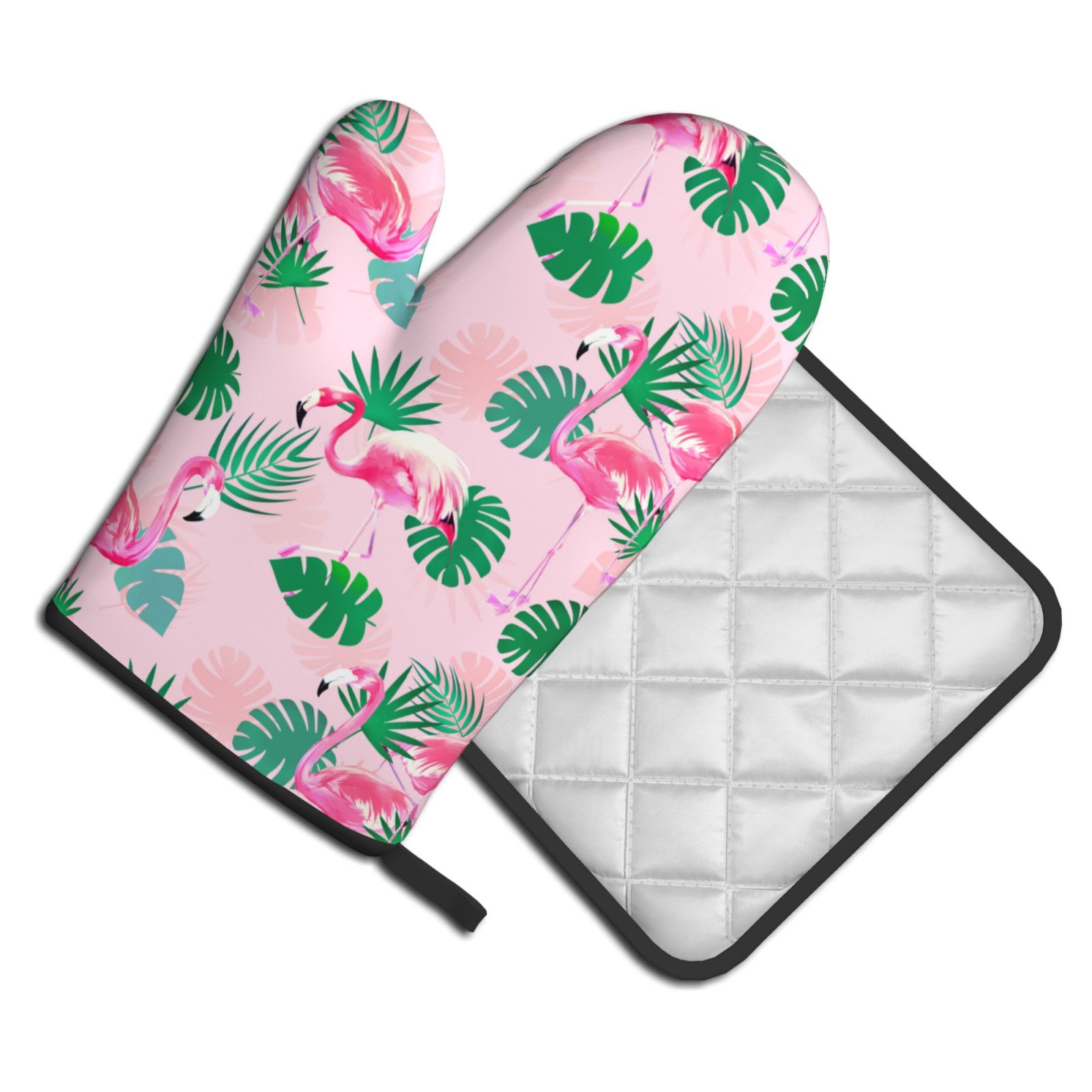 Flamingo Oven Mitts and Pot Ho – Kitchen Baking Counter Bewertung und Preis