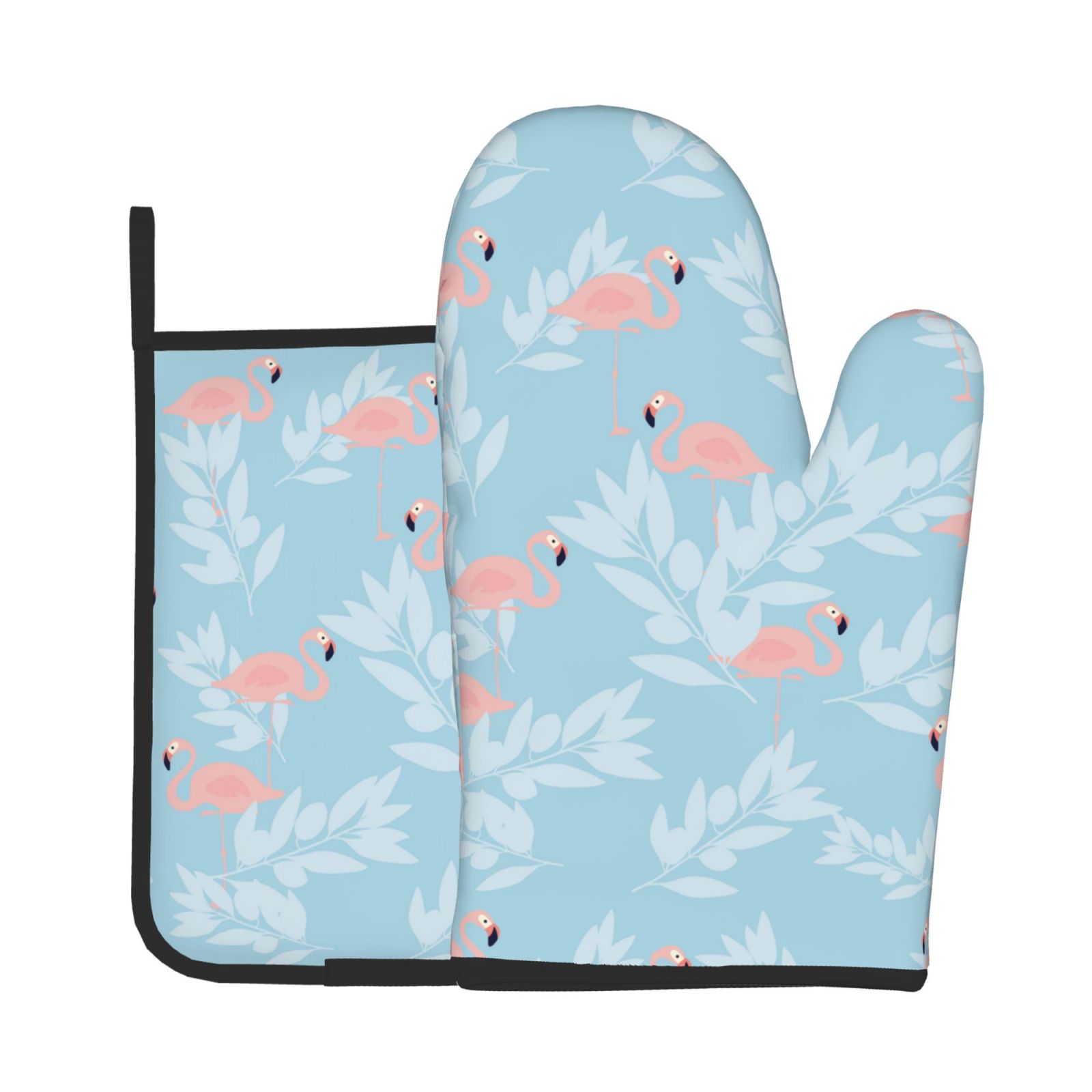 Flamingo Oven Mitts and Pot Ho – Kitchen Baking Counter Bewertung und Preis