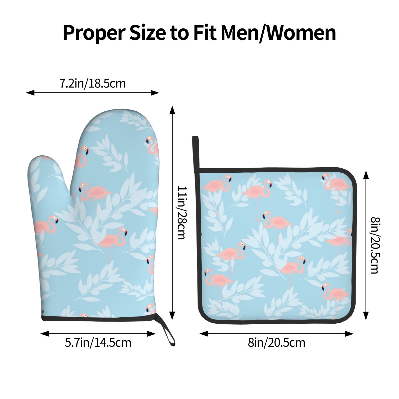 Flamingo Oven Mitts and Pot Ho – Kitchen Baking Counter Bewertung und Preis
