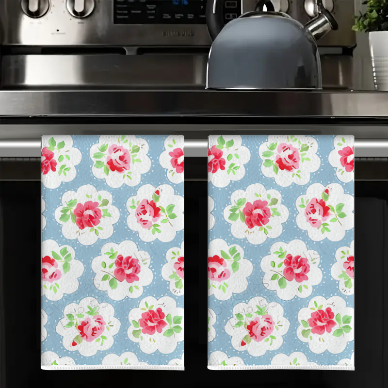 2Pcs, Blue Background with Pin – Kitchen Baking Background Bewertung und Preis