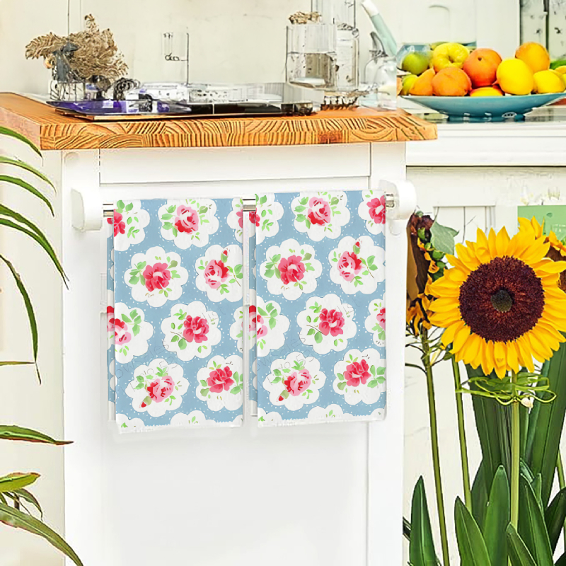 2Pcs, Blue Background with Pin – Kitchen Baking Background Bewertung und Preis