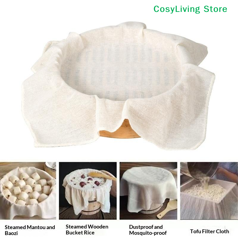 3Pcs Pure Round Cotton Steamer – Kitchen Baking Drawer Bewertung und Preis