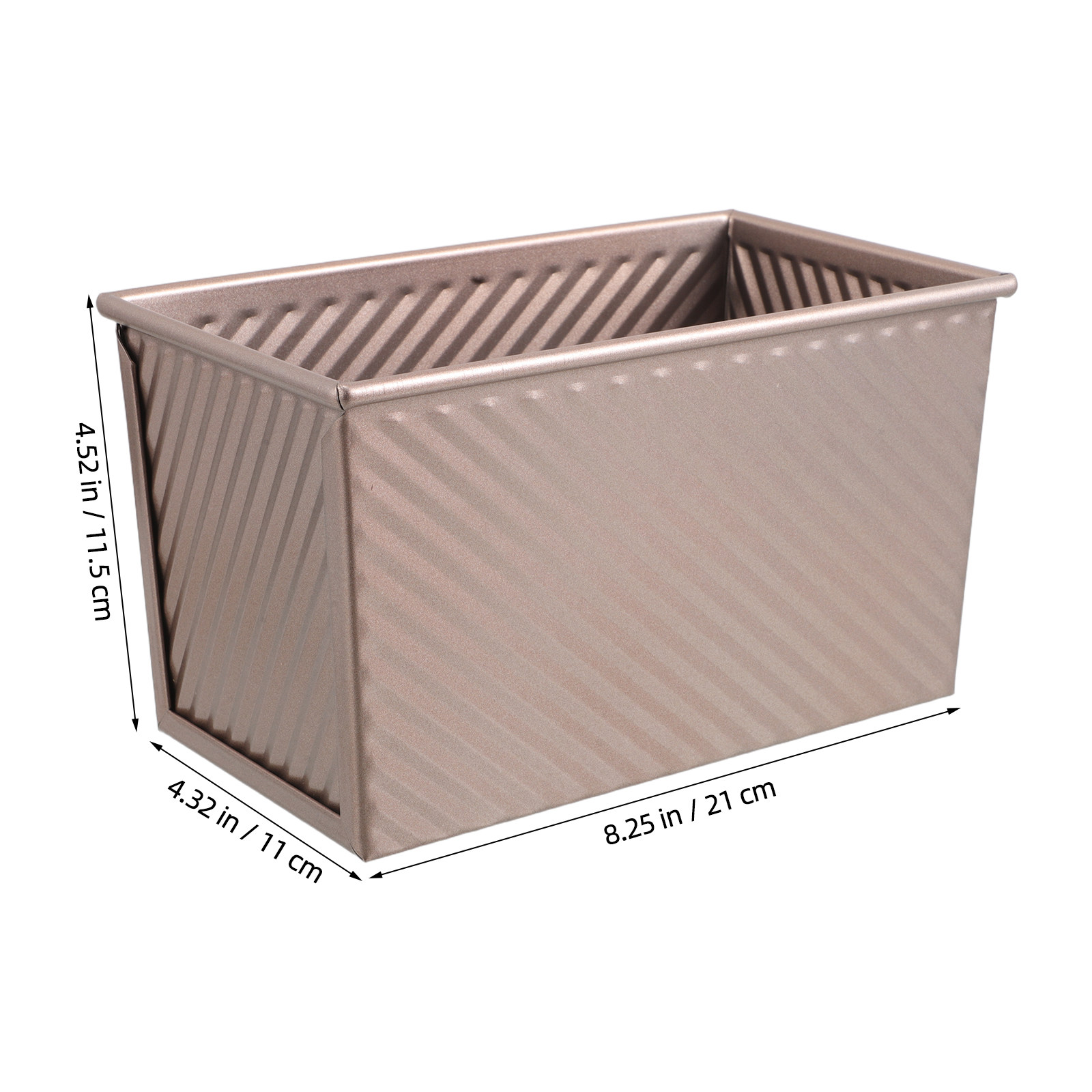 Non-Stick Rectangular Toast Pa – Kitchen Baking Pan Bewertung und Preis