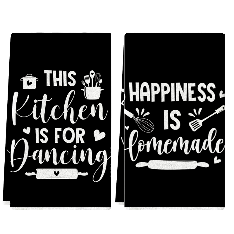2Pcs, Kitchen Towels with Fun  – Kitchen Baking Background Bewertung und Preis