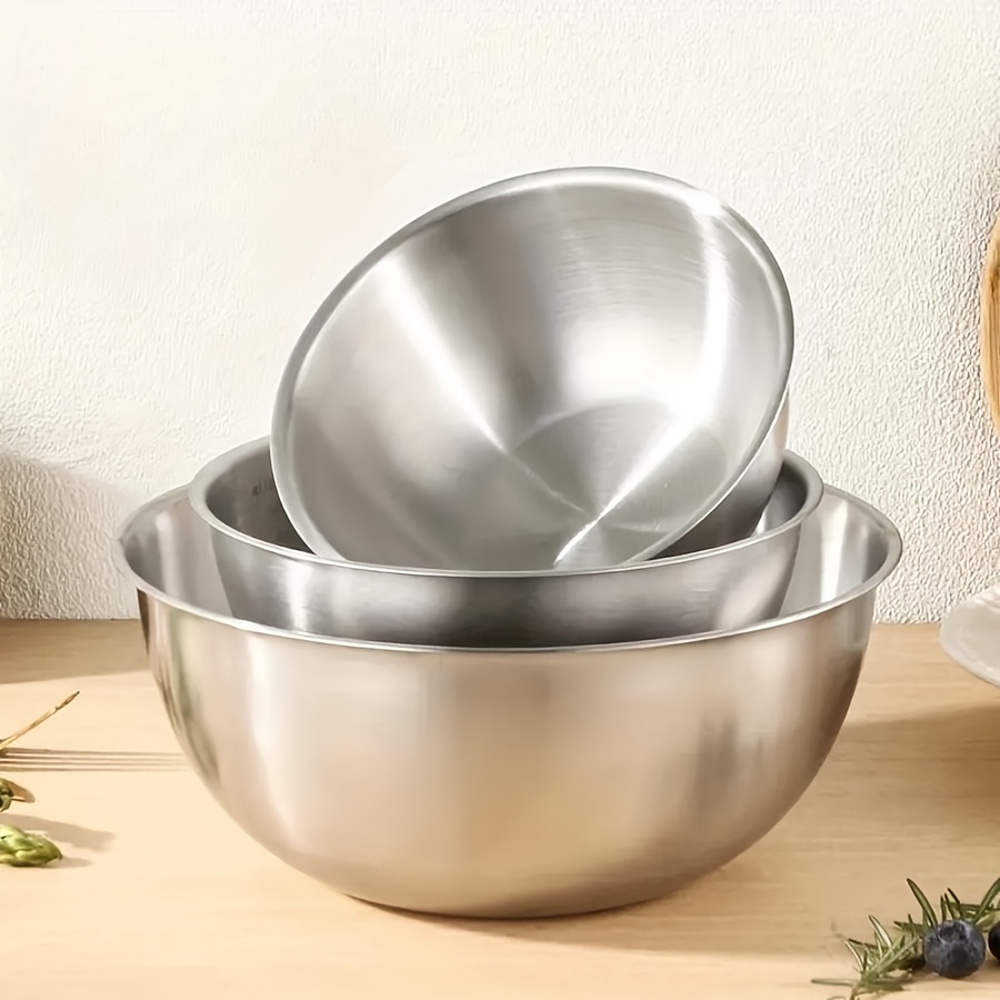 3pcs Stainless Steel Salad Bow – Kitchen Baking Store Bewertung und Preis