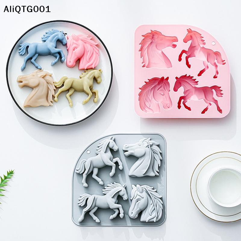 4-Cavity 3D Horse Silicone Mol – Kitchen And Baking Tools Bewertung und Preis