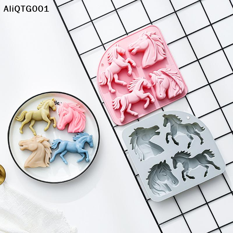 4-Cavity 3D Horse Silicone Mol – Kitchen And Baking Tools Bewertung und Preis
