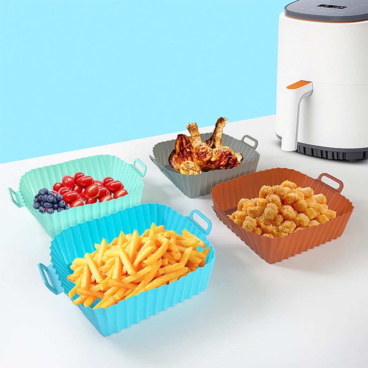 Silicone Fryer Mold Air Fryer  – Kitchen Baking Pan Bewertung und Preis